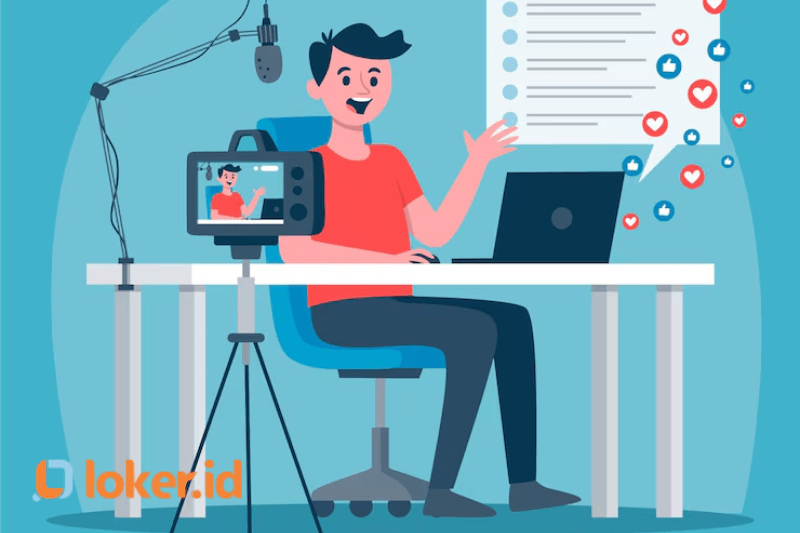 Live Streamer Broadcasting