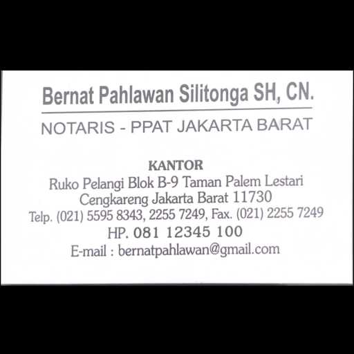 logo Notaris PPAT Bernat P Silitonga
