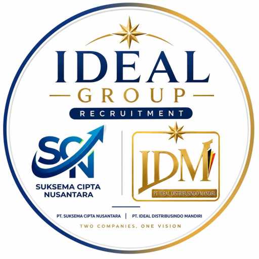 logo IDEAL GROUP (PT Ideal distribusindo Mandiri dan PT Suksema Cipta Nusantara)