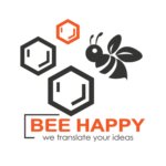 logo Bee Happy Translation Services